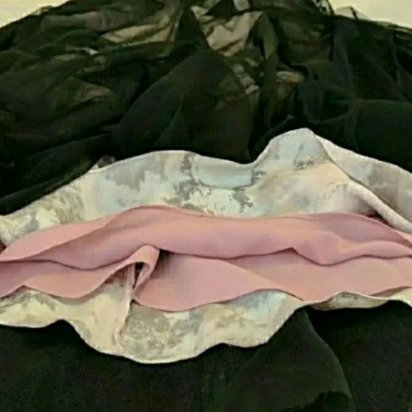 NWT BCBGMAXAZRIA DRESS TULLE GOWN ILLUSION LACE V-NECK SIZE 2 WOMENS 2 NWT - Picture 7 of 12